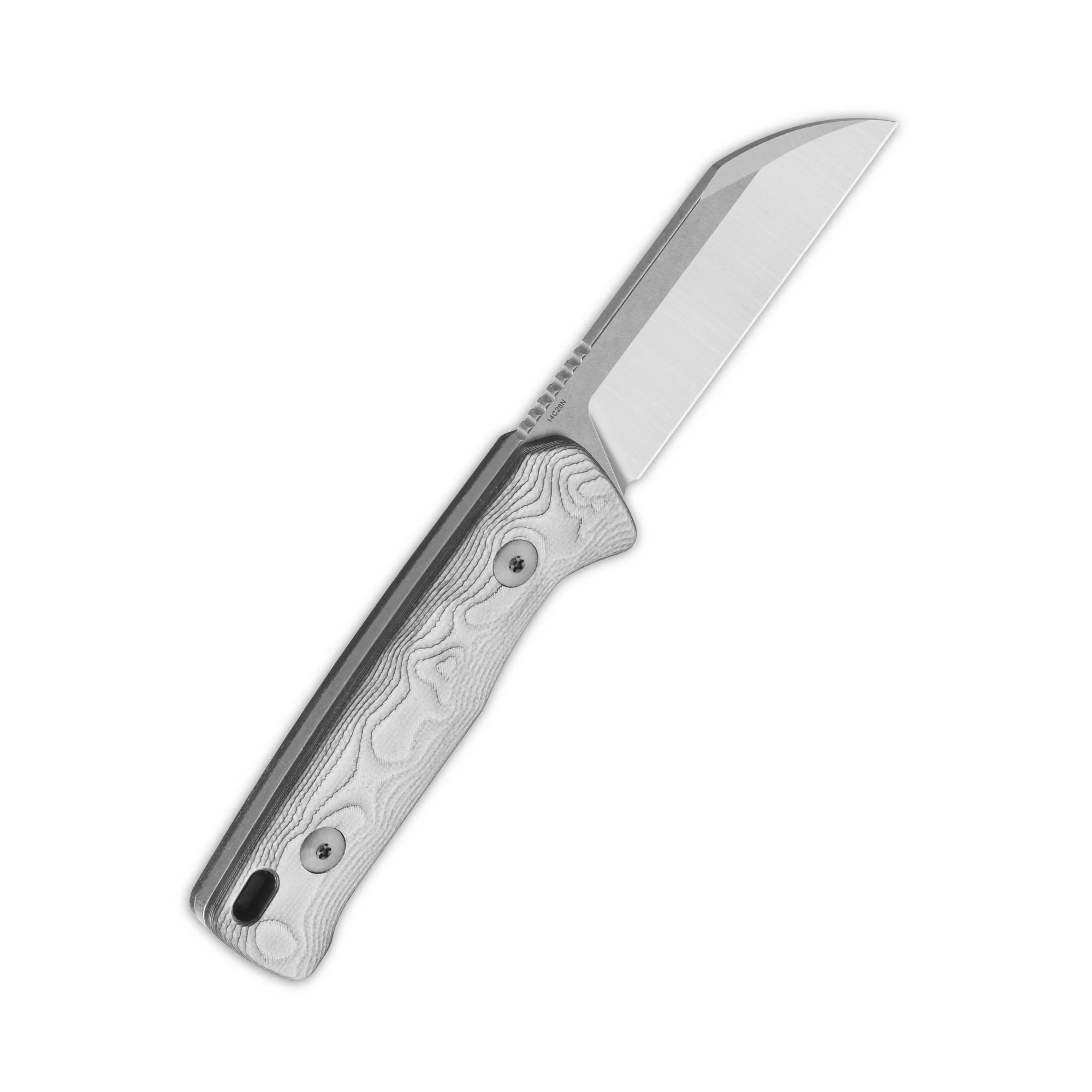 QSP Baby Penguin 14C28N blade G10 with aluminum foil handle with Clip Slip sheath - Image 3
