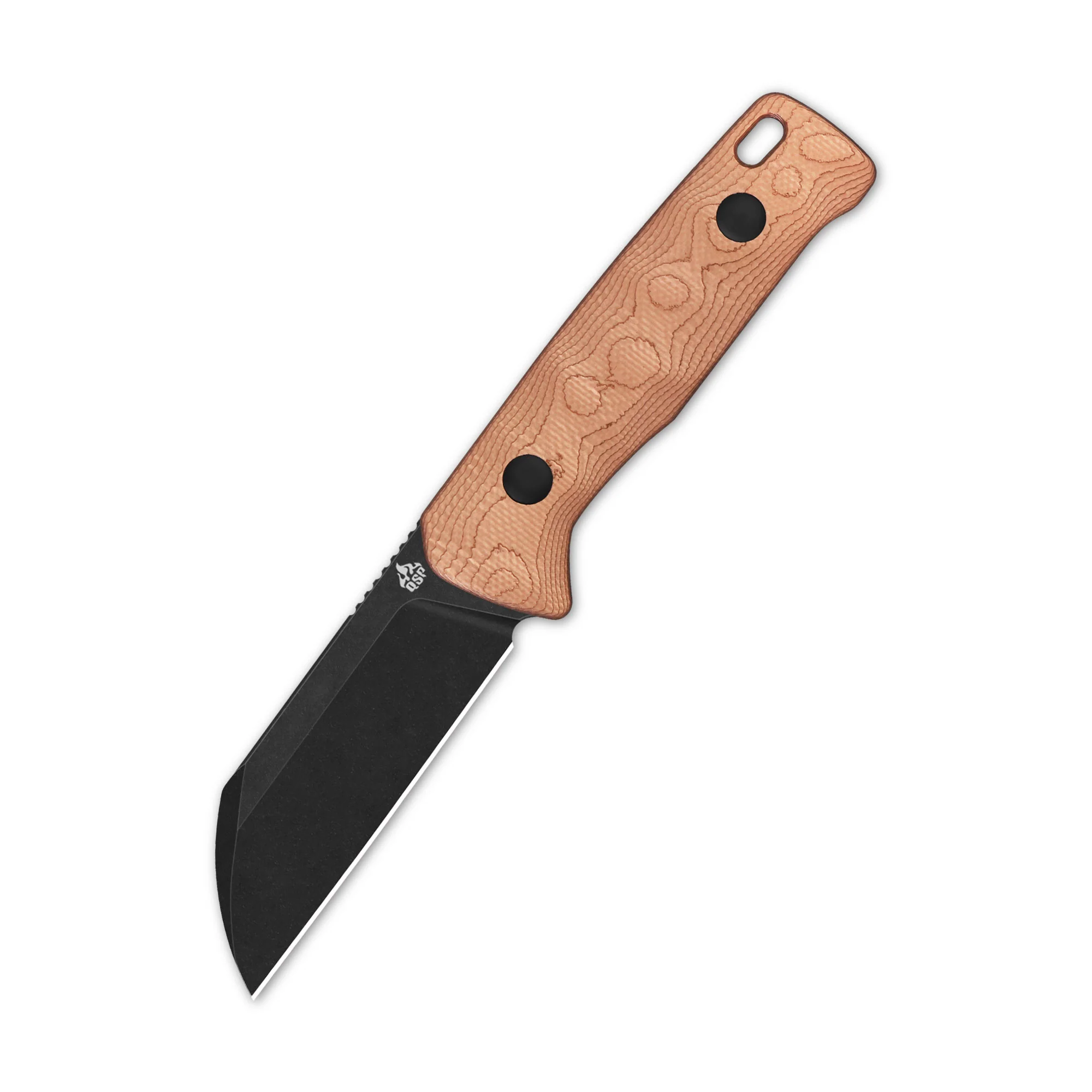 QSP Baby Penguin 14C28N blade G10 with copper foil handle with Clip Slip sheath - Image 6