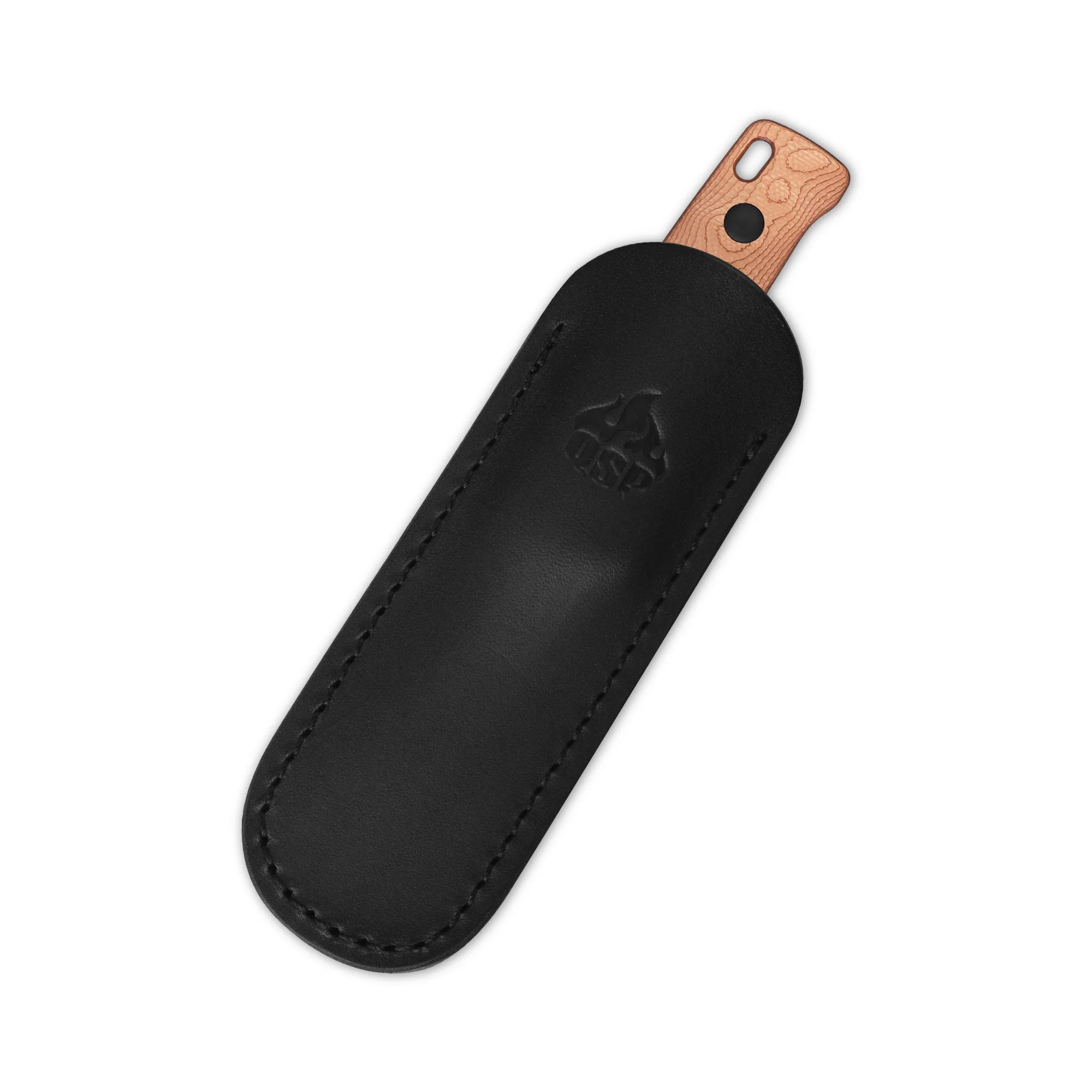 QSP Baby Penguin 14C28N blade G10 with copper foil handle with Clip Slip sheath - Image 9