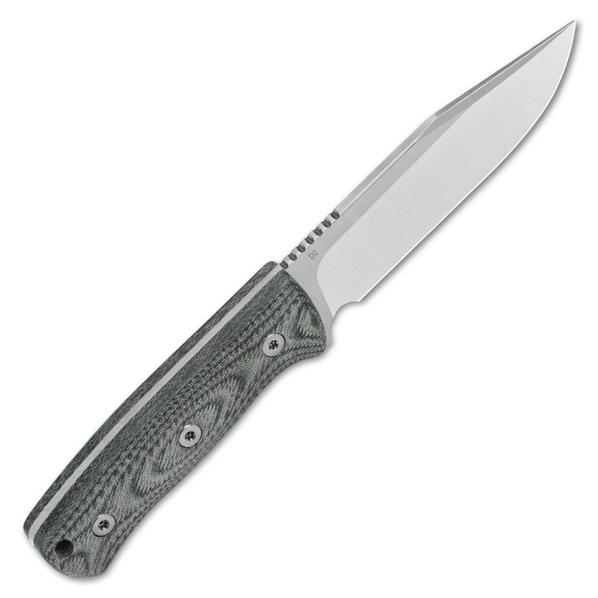 QSP Bison V1 Fixed Blade Knives Hunting knives D2 Blade Micarta handle - Image 4