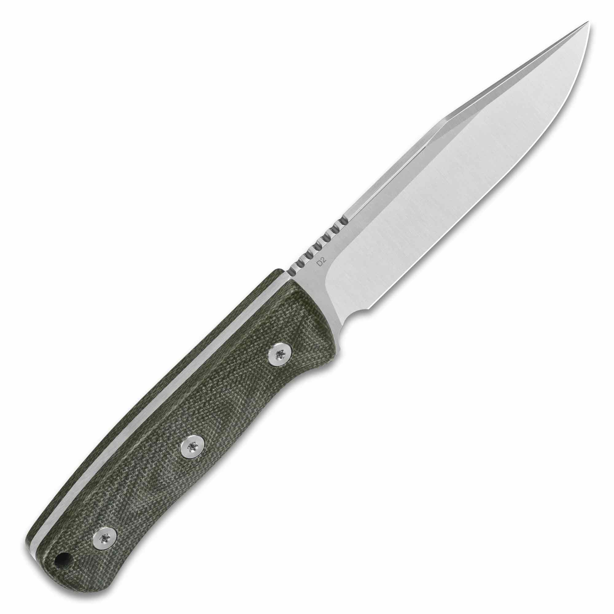 QSP Bison V1 Fixed Blade Knives Hunting knives D2 Blade Micarta handle - Image 9