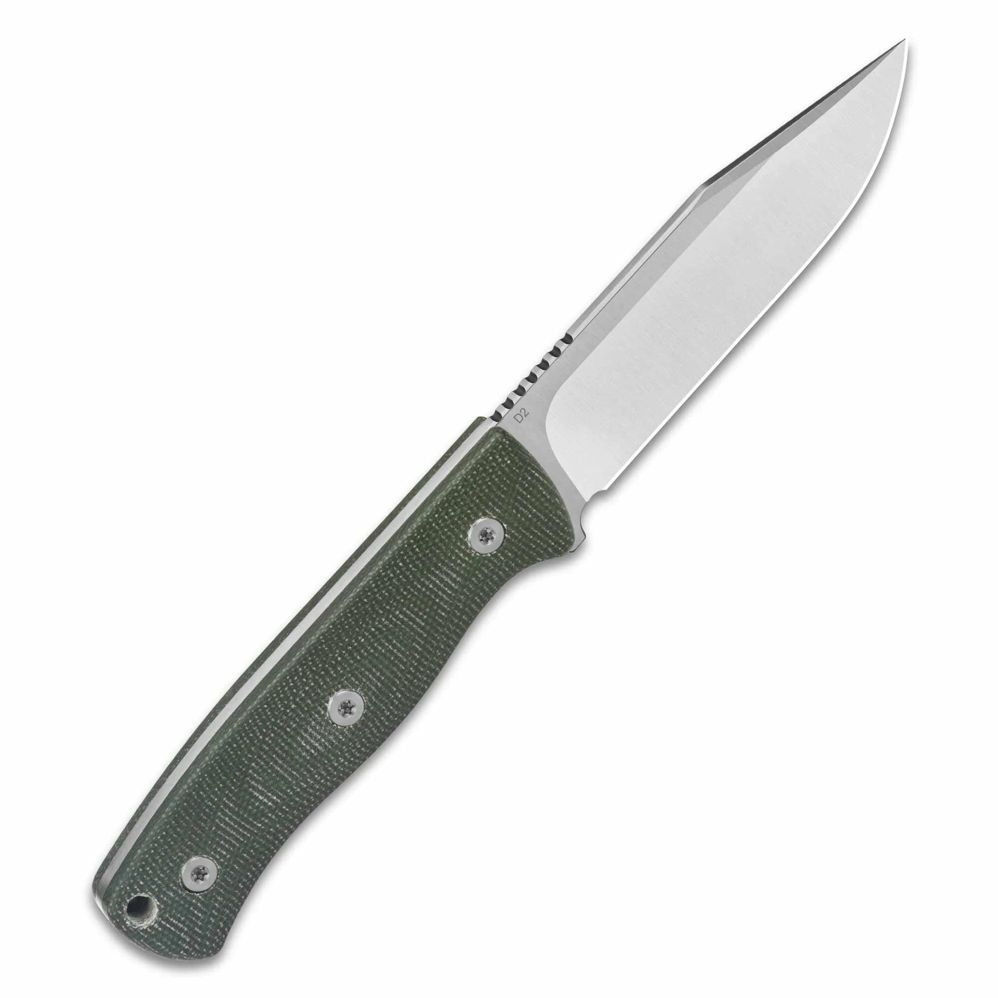 QSP Bison V2 Fixed Blade Knives Hunting knives D2 Blade Micarta handle - Image 11