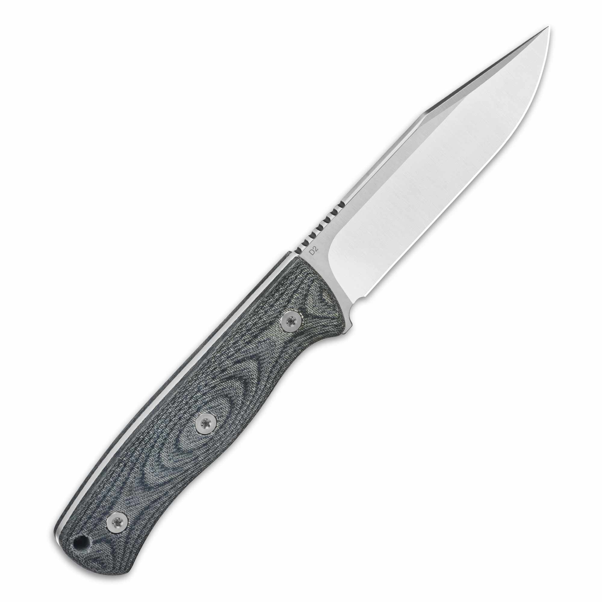 QSP Bison V2 Fixed Blade Knives Hunting knives D2 Blade Micarta handle - Image 7