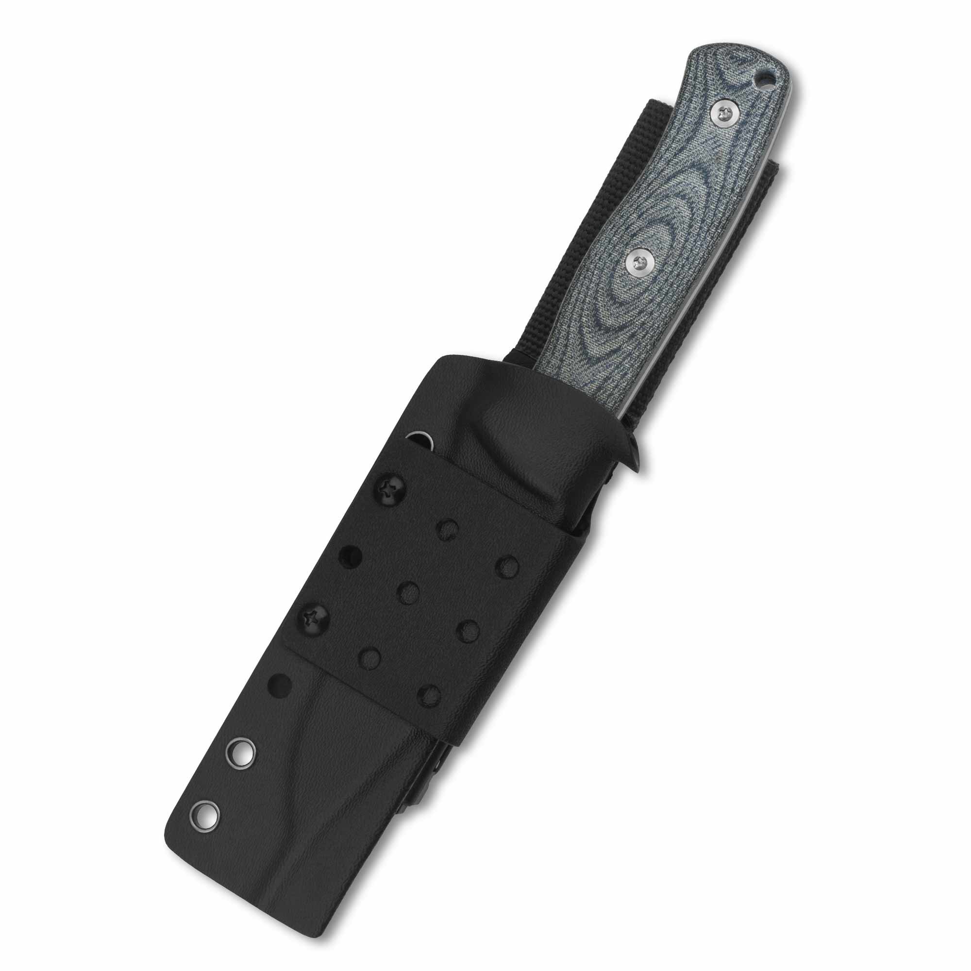 QSP Bison V2 Fixed Blade Knives Hunting knives D2 Blade Micarta handle - Image 8