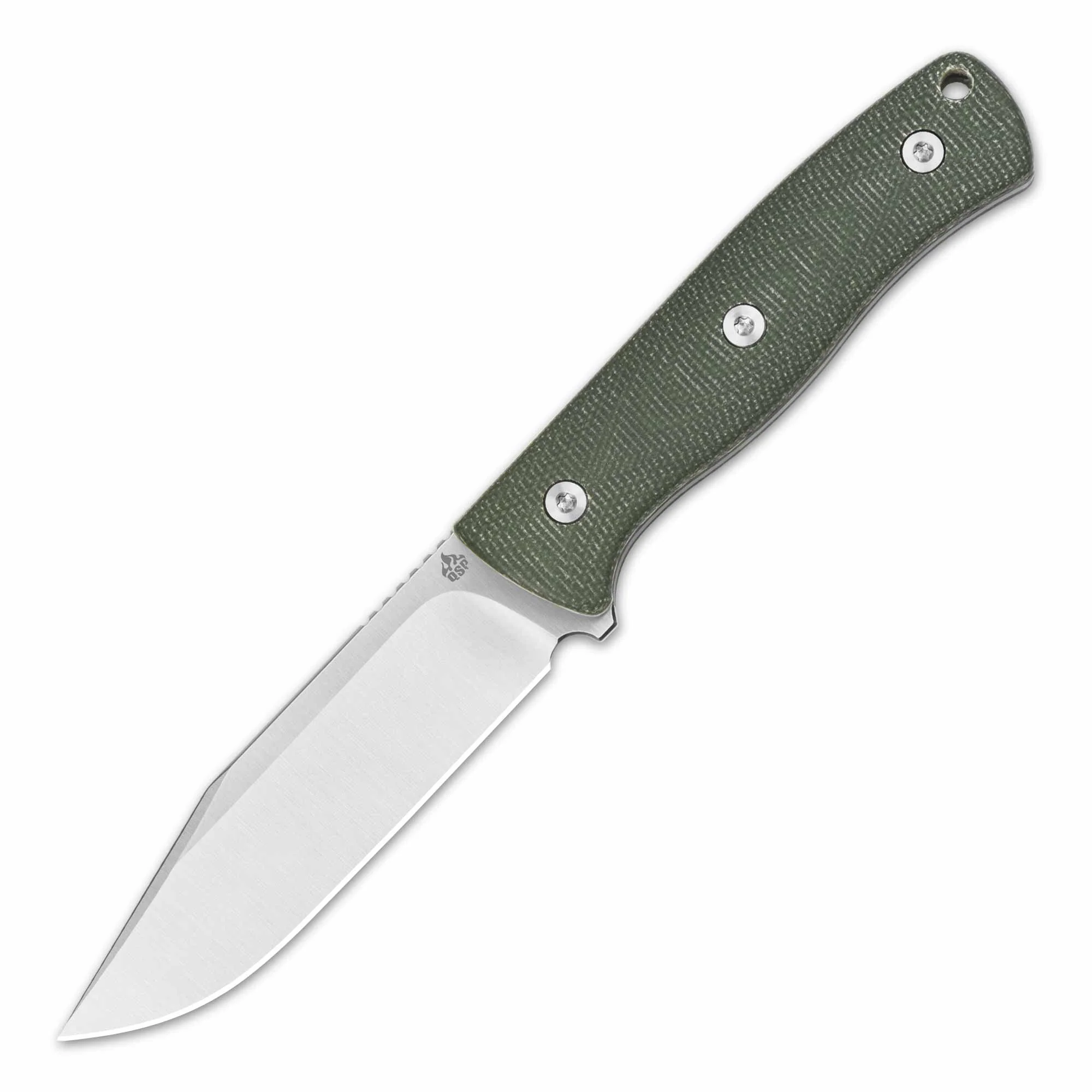 QSP Bison V2 Fixed Blade Knives Hunting knives D2 Blade Micarta handle - Image 9