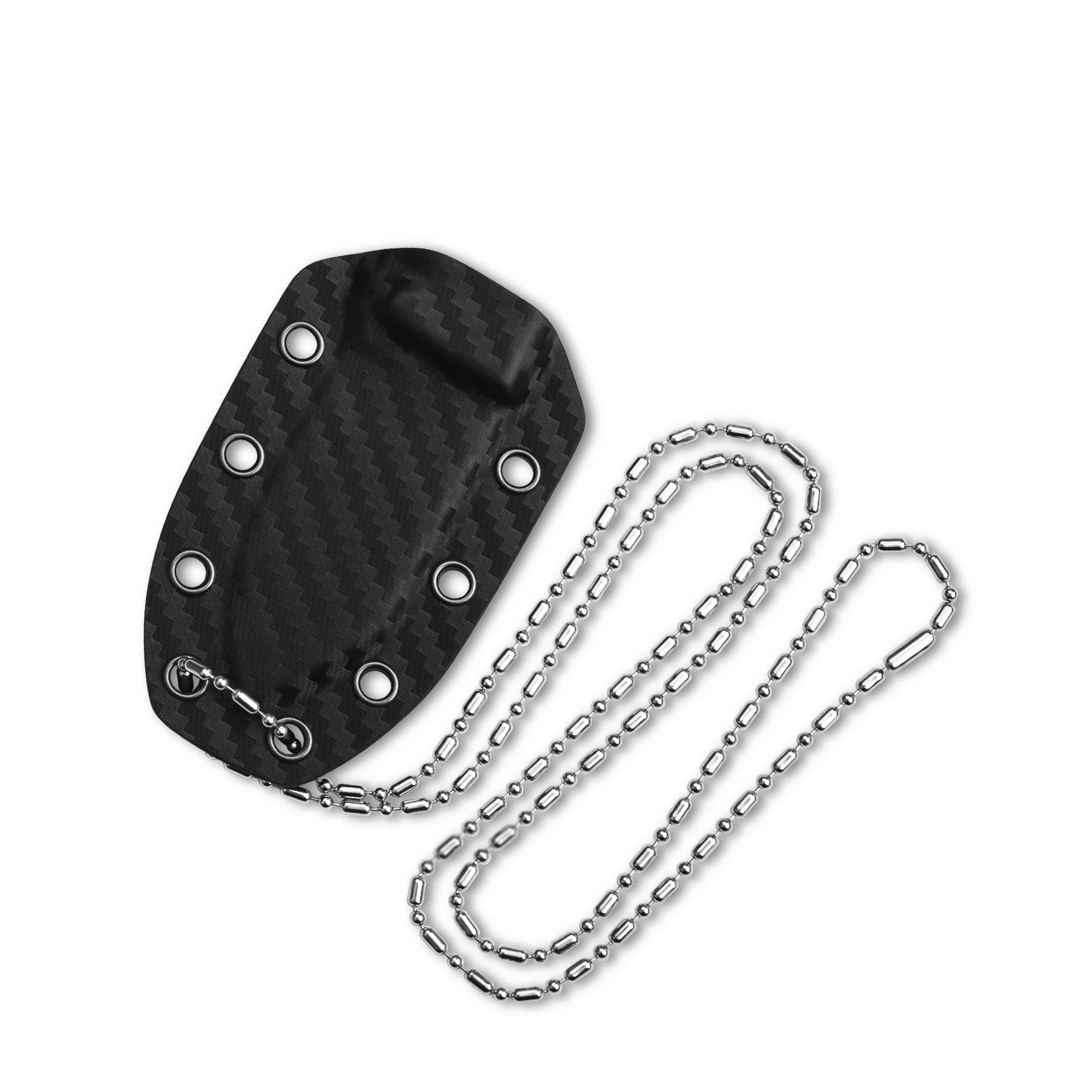 QSP Canary Neck knife 14C28N blade Green Micarta handle with Kydex sheath - Image 8