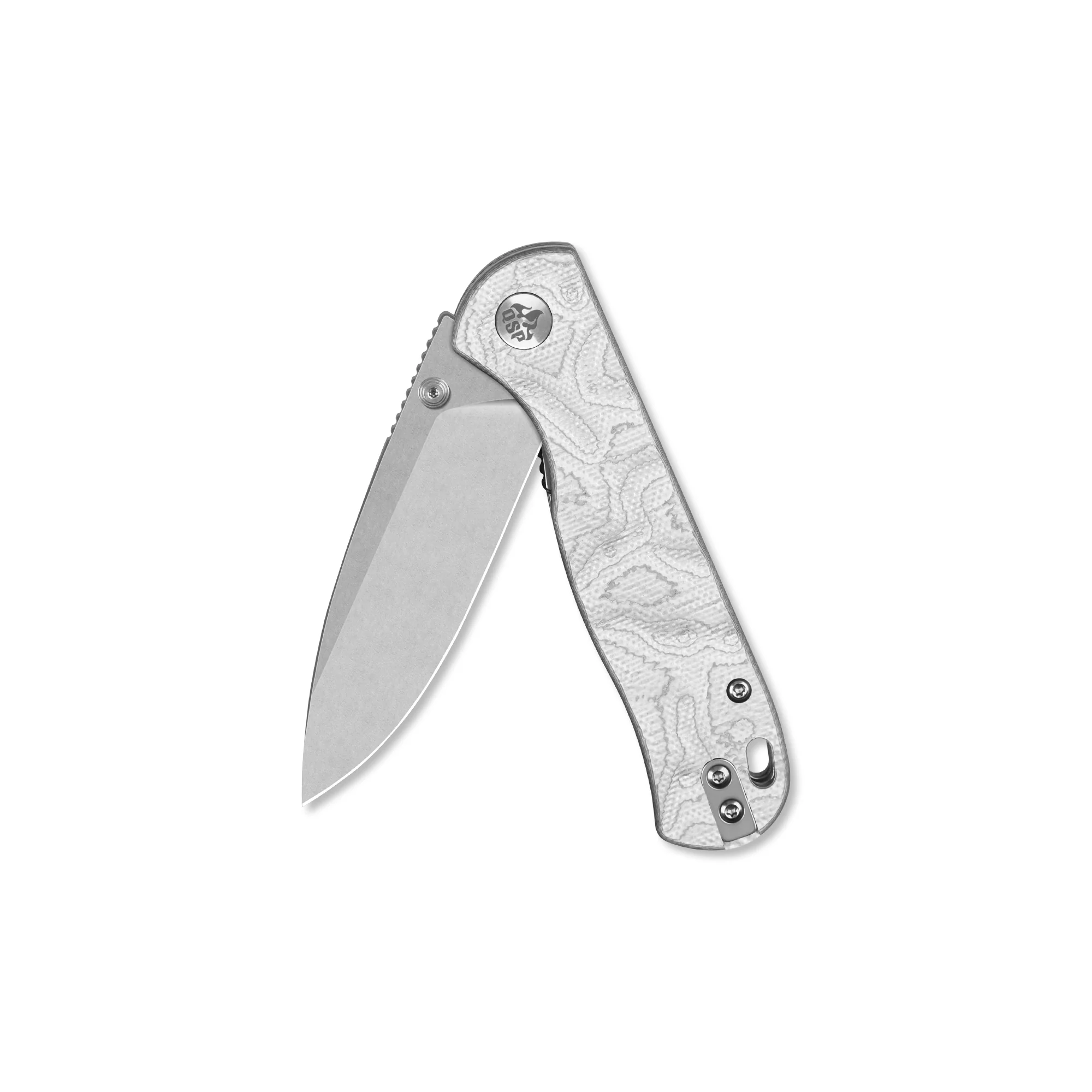 QSP Ferret Liner Lock Pocket Knife Notro V blade Aluminum Foil G10 handle - Image 3