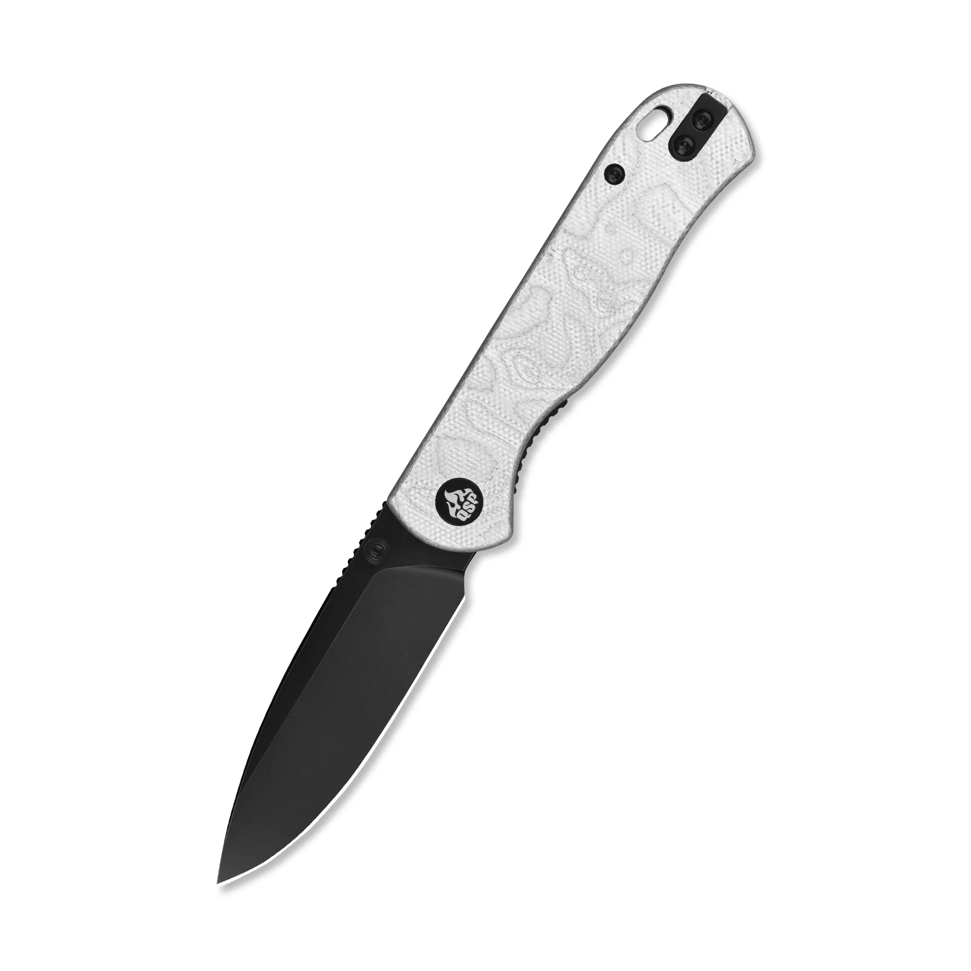 QSP Ferret Liner Lock Pocket Knife Notro V blade Aluminum Foil G10 handle - Image 5