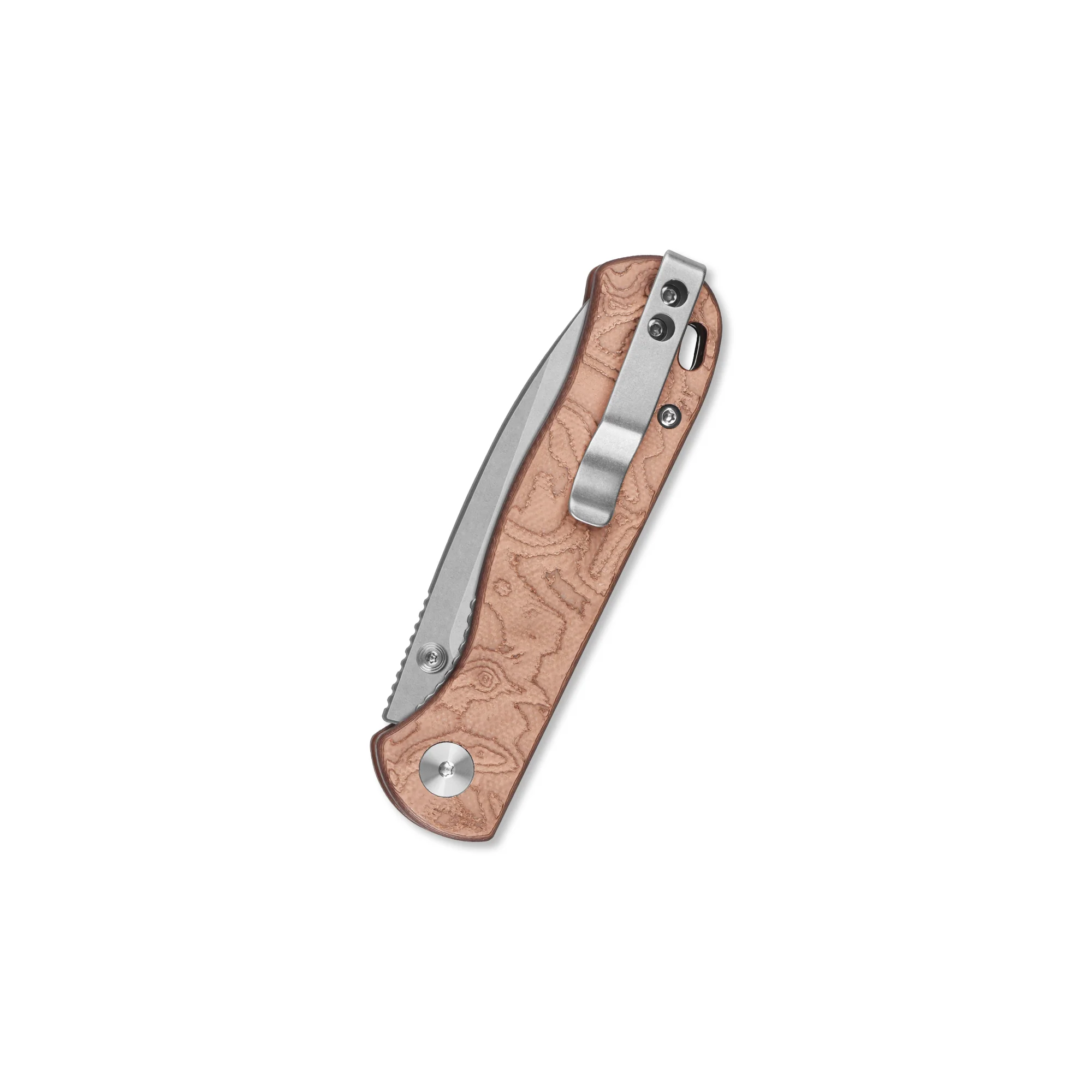 QSP Ferret Liner Lock Pocket Knife Notro V blade Copper Foil G10 handle - Image 3