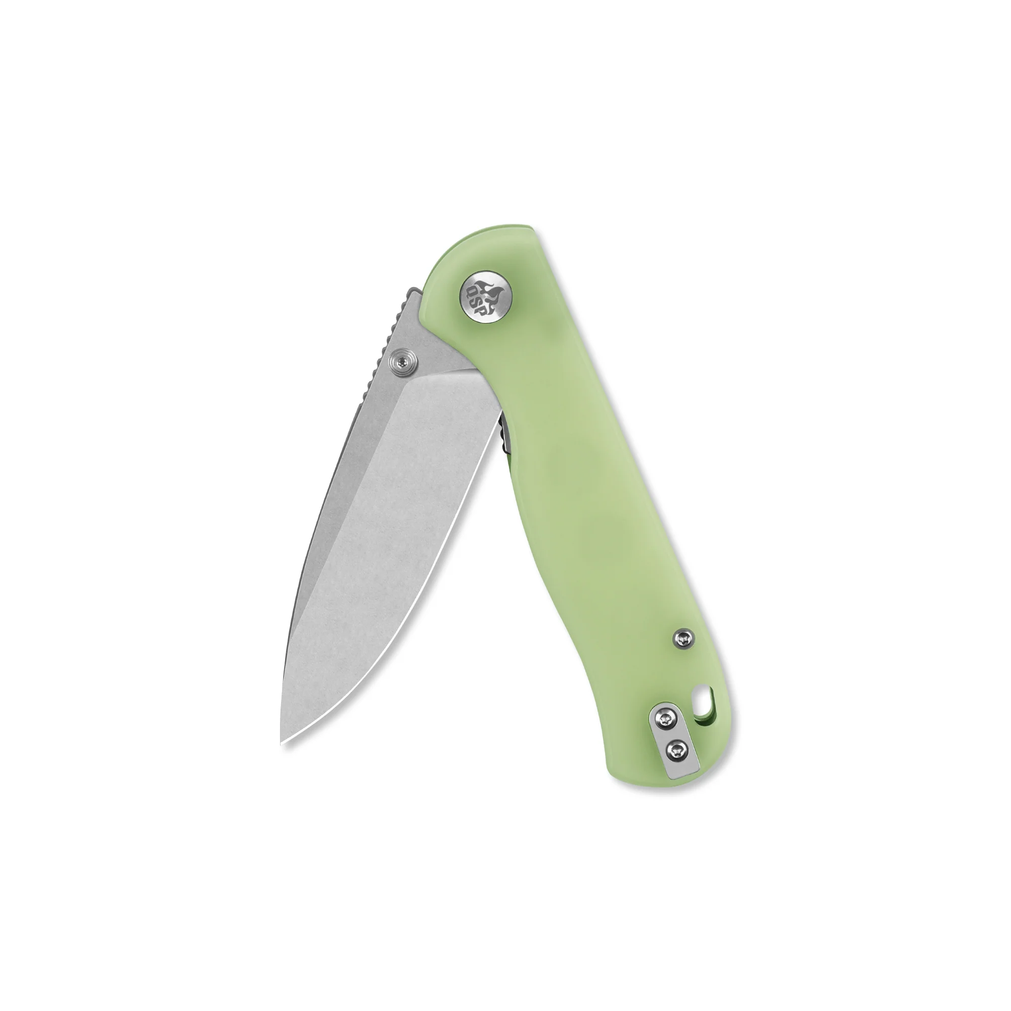 QSP Ferret Liner Lock Pocket Knife Notro V blade Glow-in-the-Dark Resin handle - Image 4