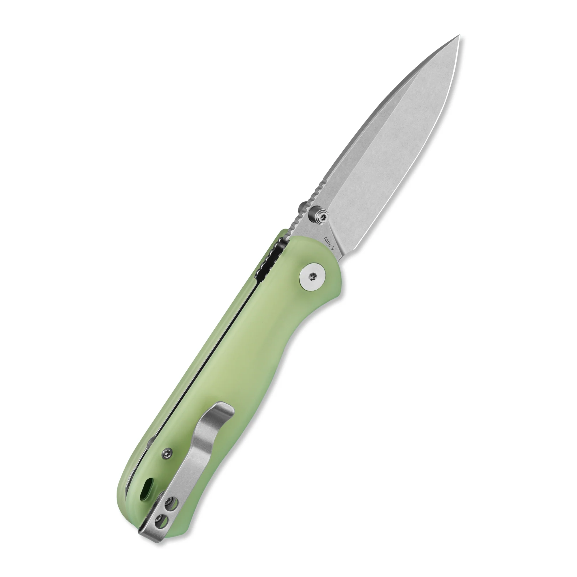 QSP Ferret Liner Lock Pocket Knife Notro V blade Glow-in-the-Dark Resin handle - Image 5