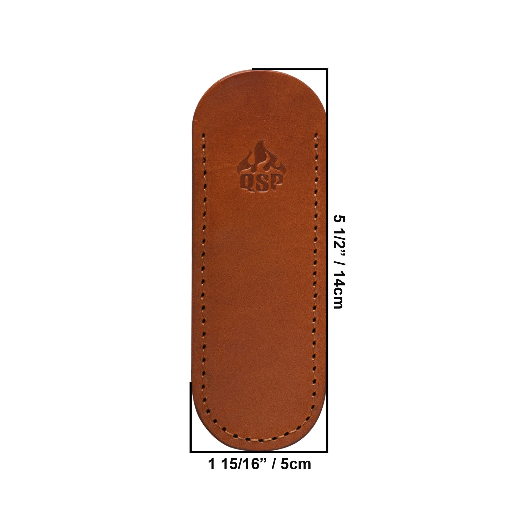 QSP Leather pouch/Clip Slip QS130BP Sheath/For Pocket EDC Fixed Blades - Image 3
