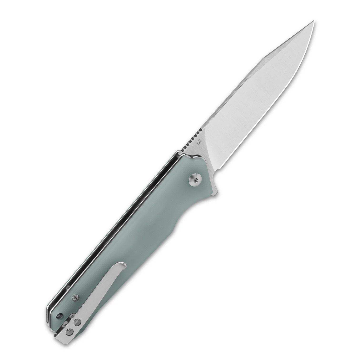 QSP Mamba V2 Liner Lock Pocket Knife D2 Blade G10 Handle - Image 4