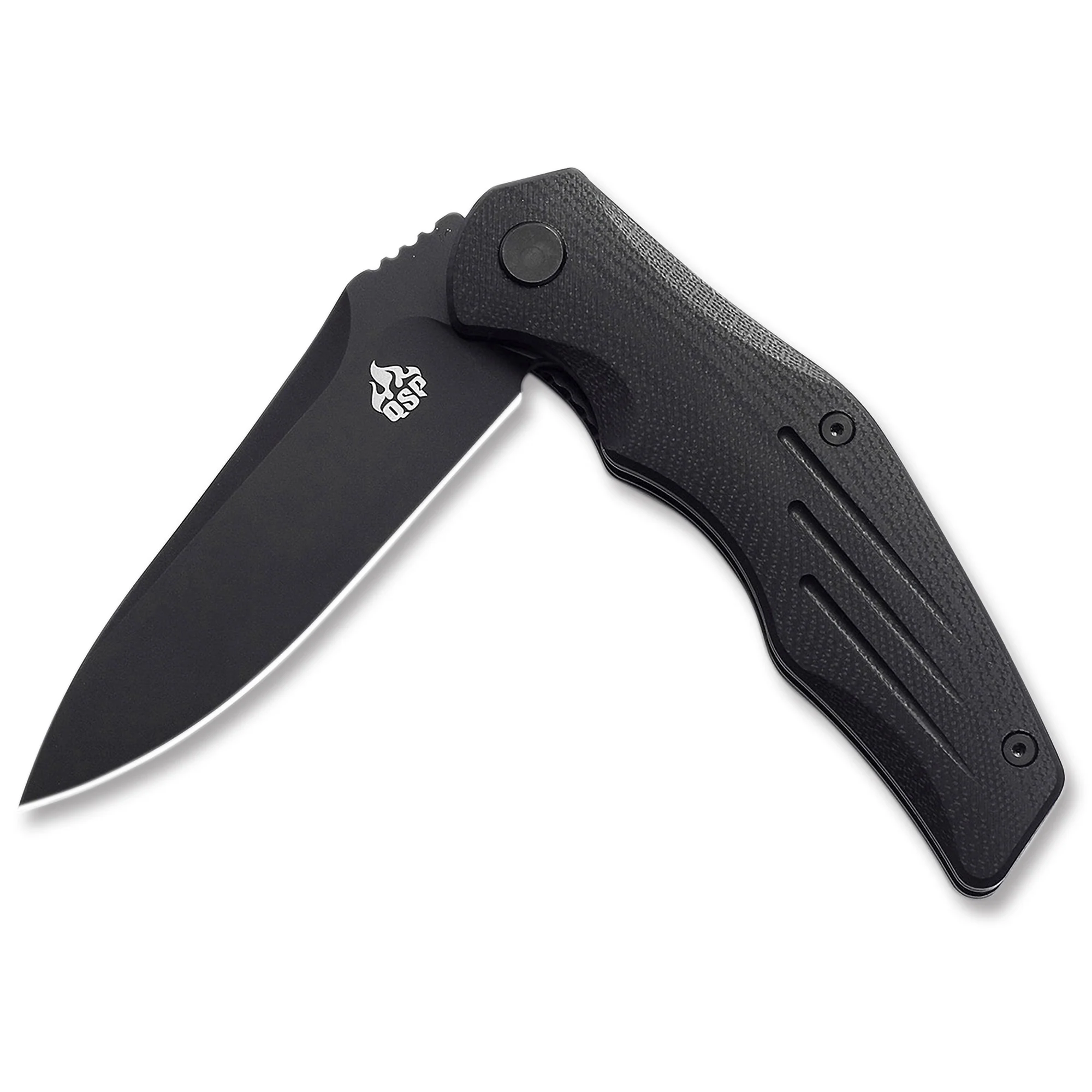 QSP Pangolin Liner Lock Pocket Knife D2 Blade G10 Handle - Image 11
