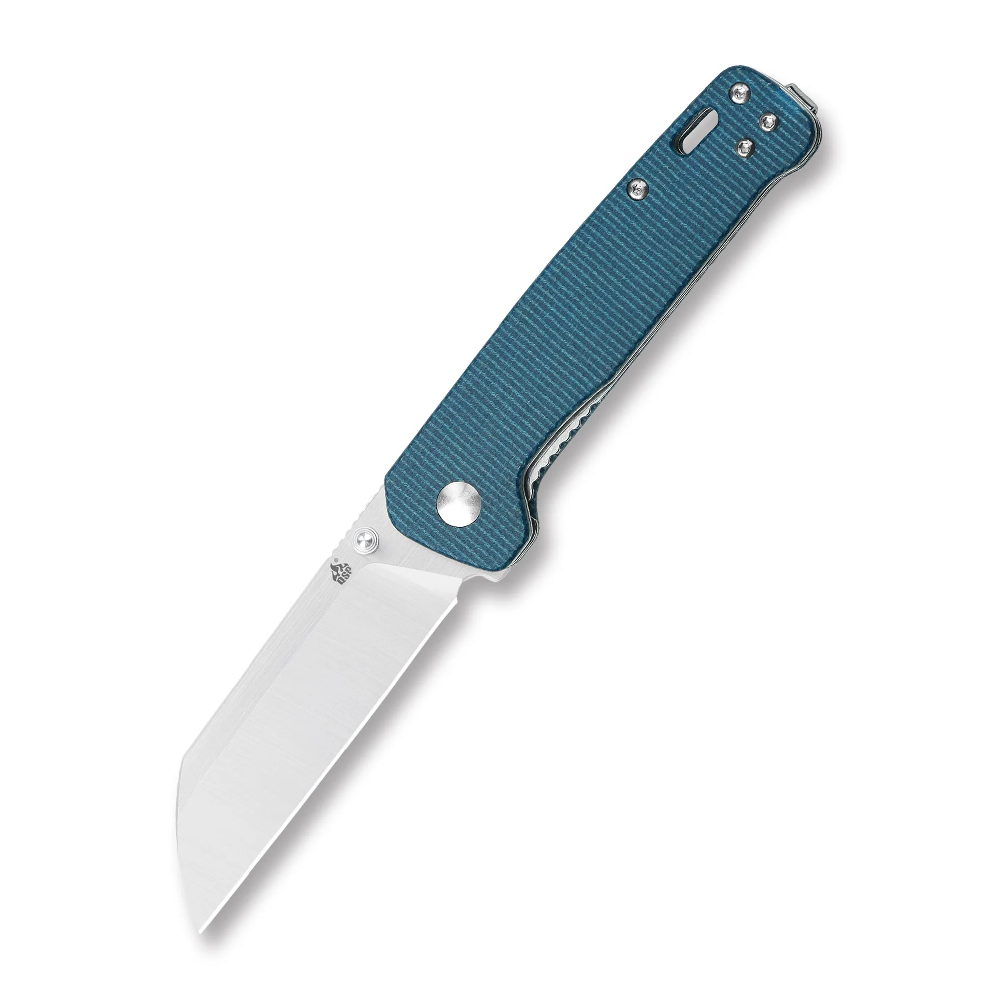 QSP Penguin Liner Lock Pocket Knife D2 blade Micarta handle - Image 13