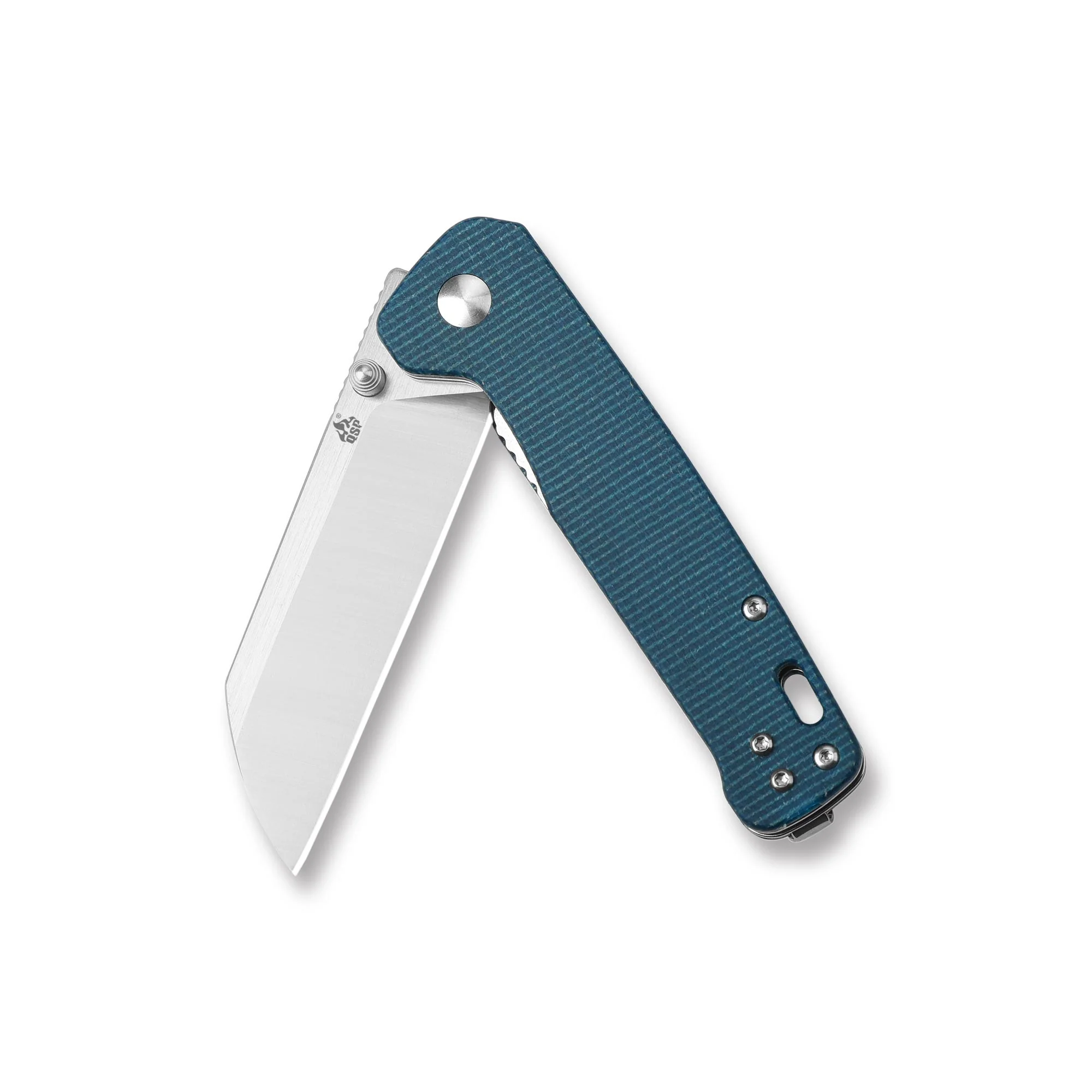 QSP Penguin Liner Lock Pocket Knife D2 blade Micarta handle - Image 15