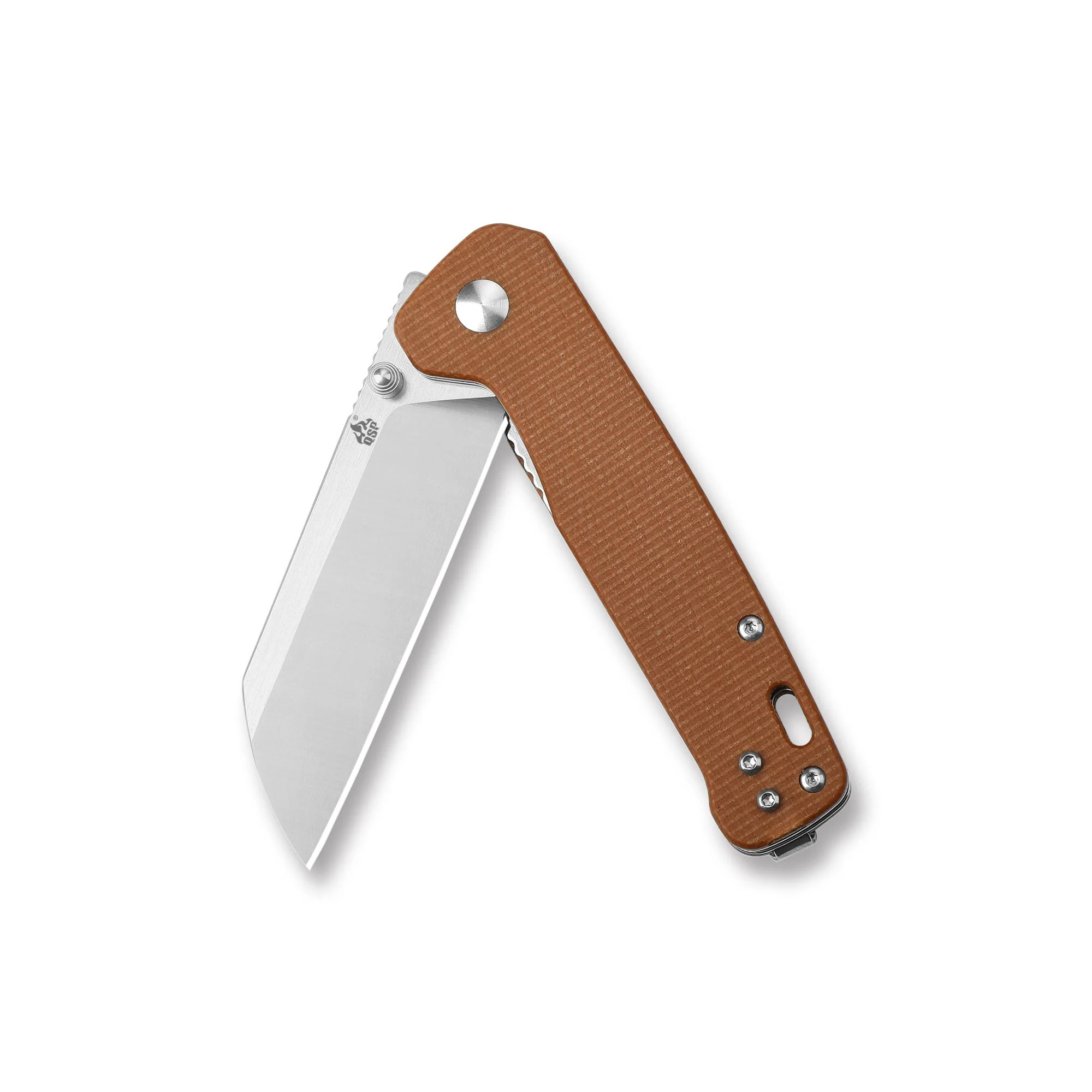 QSP Penguin Liner Lock Pocket Knife D2 blade Micarta handle - Image 23