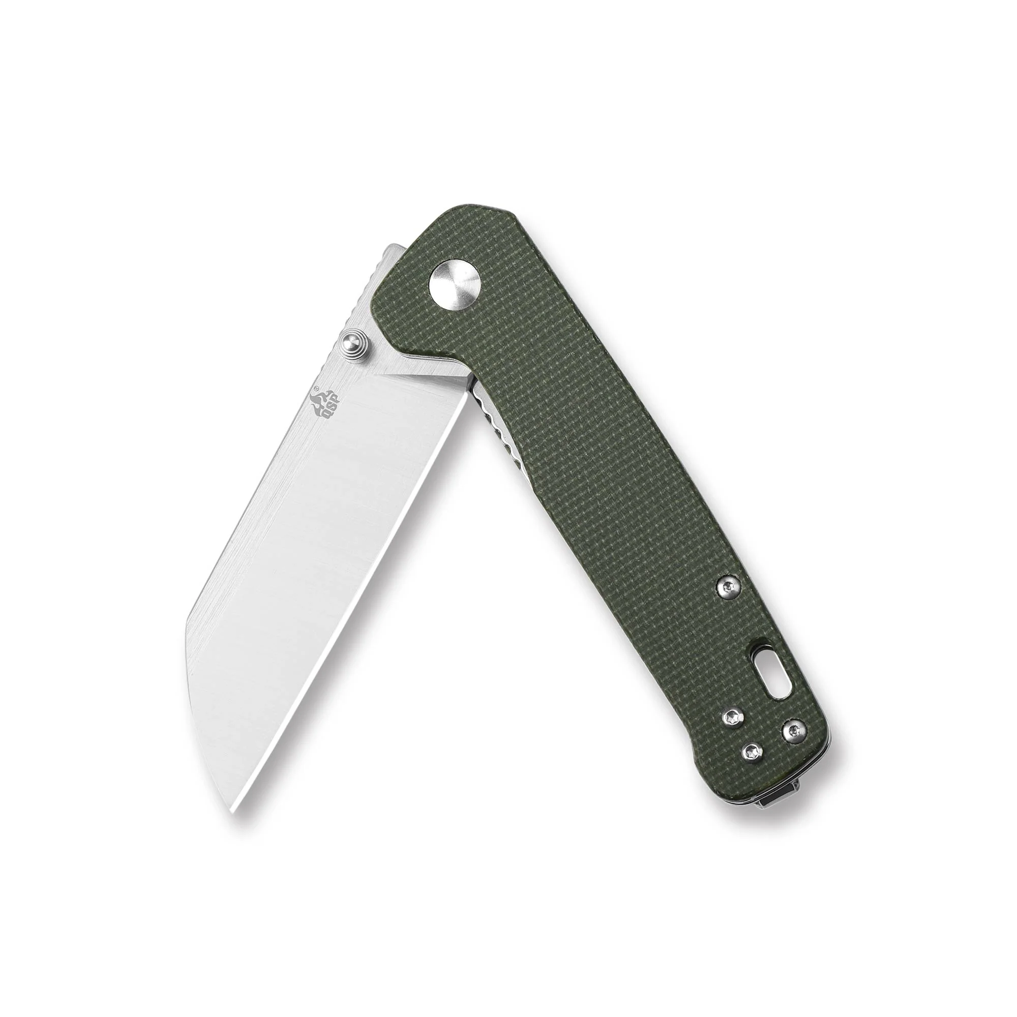 QSP Penguin Liner Lock Pocket Knife D2 blade Micarta handle - Image 7