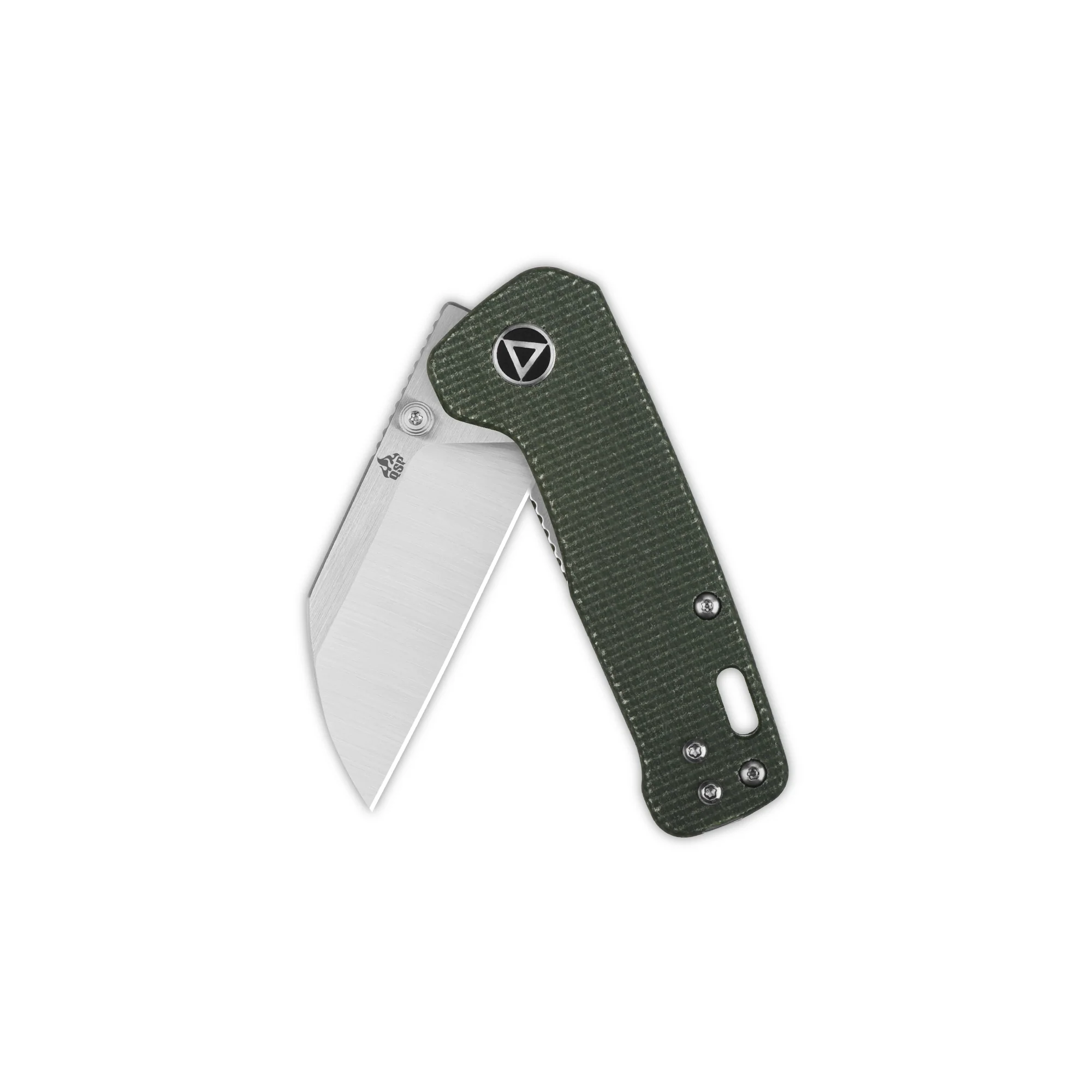QSP Penguin Mini Liner Lock Pocket Knife 14C28N Blade Micarta Handle - Image 11