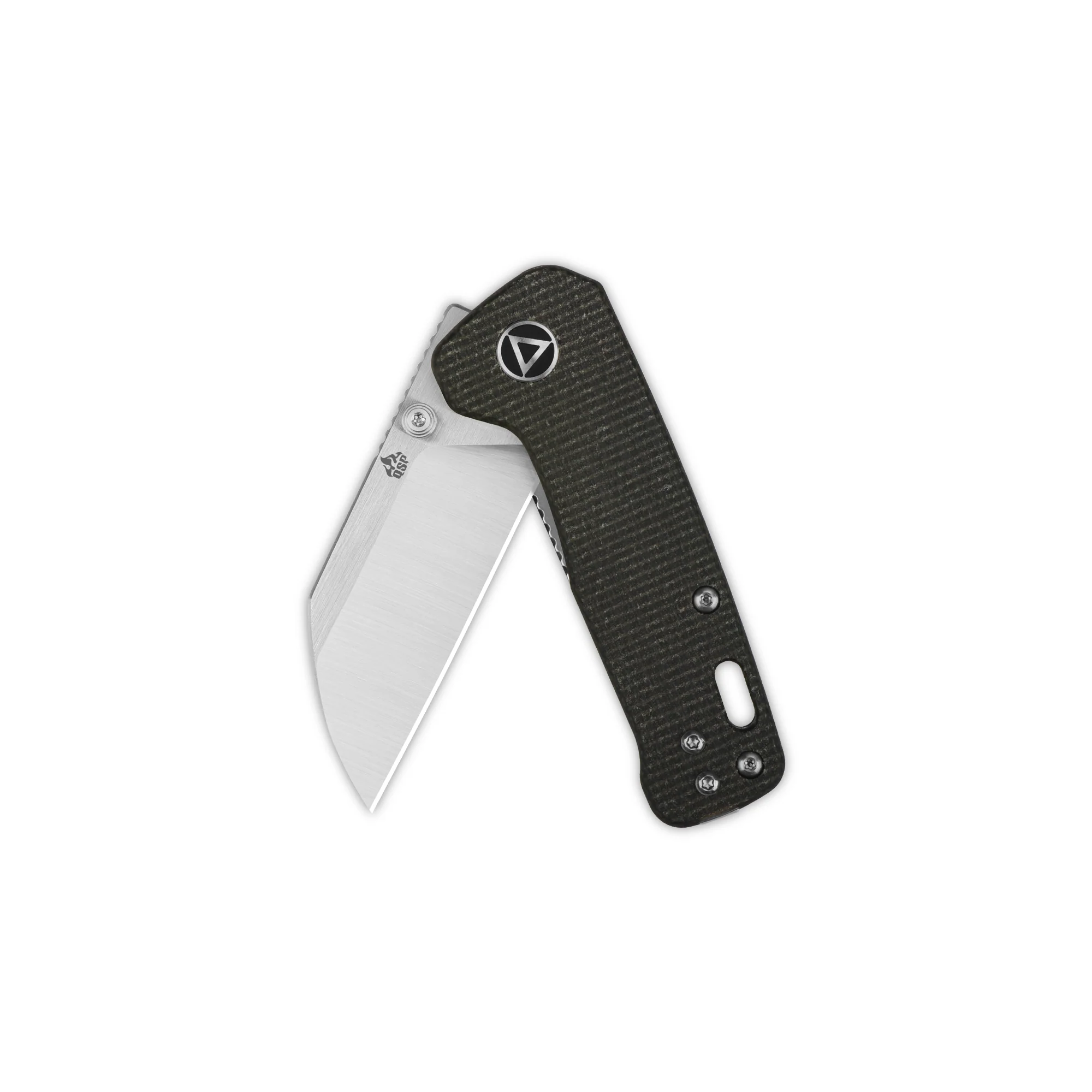 QSP Penguin Mini Liner Lock Pocket Knife 14C28N Blade Micarta Handle - Image 3