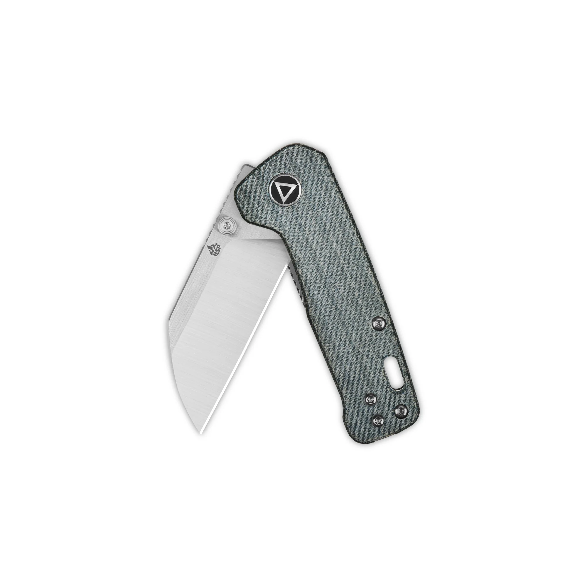 QSP Penguin Mini Liner Lock Pocket Knife 14C28N Blade Micarta Handle - Image 7