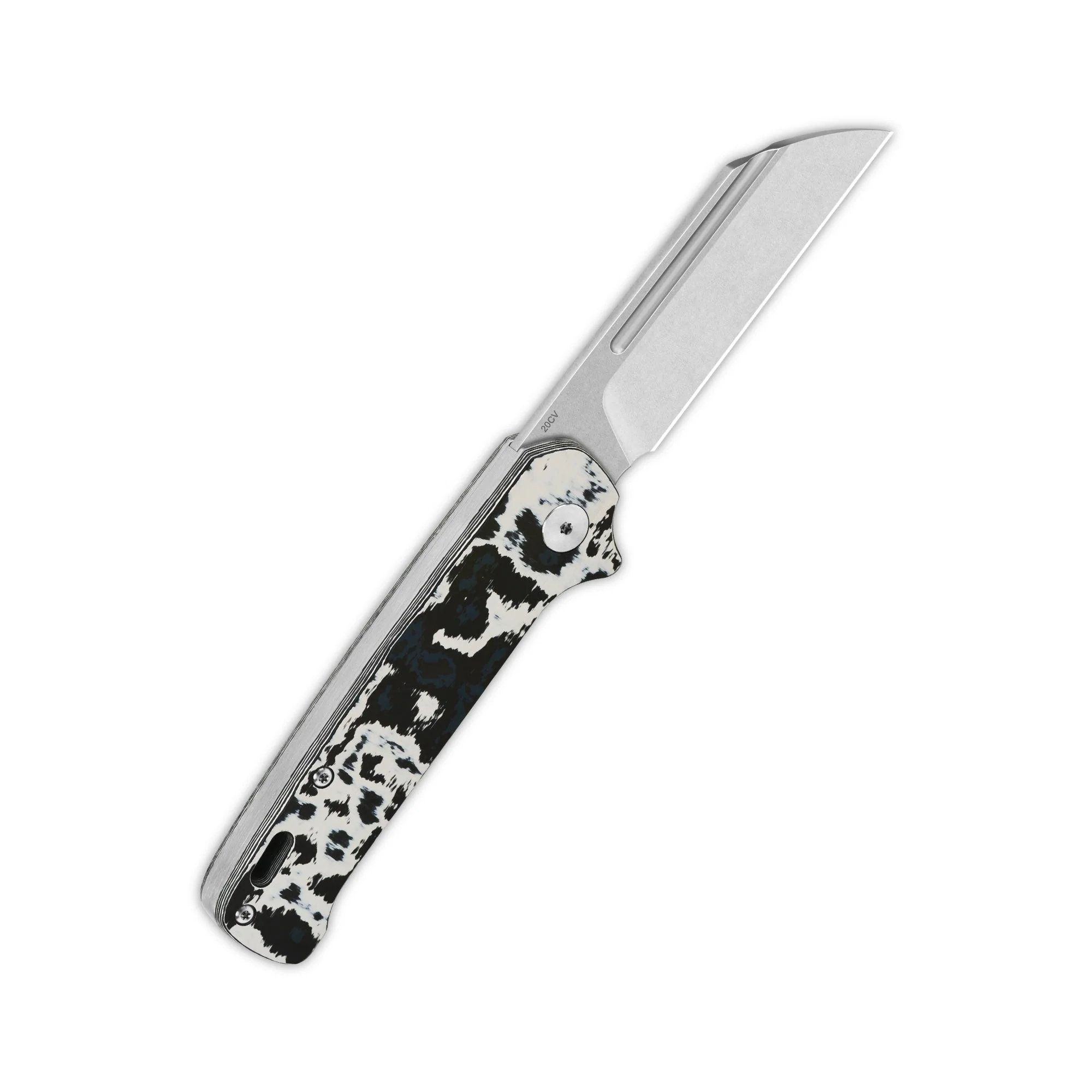 QSP Penguin Slip Joint 20CV blade Fat Carbon (White Storm ) Handle - Image 4