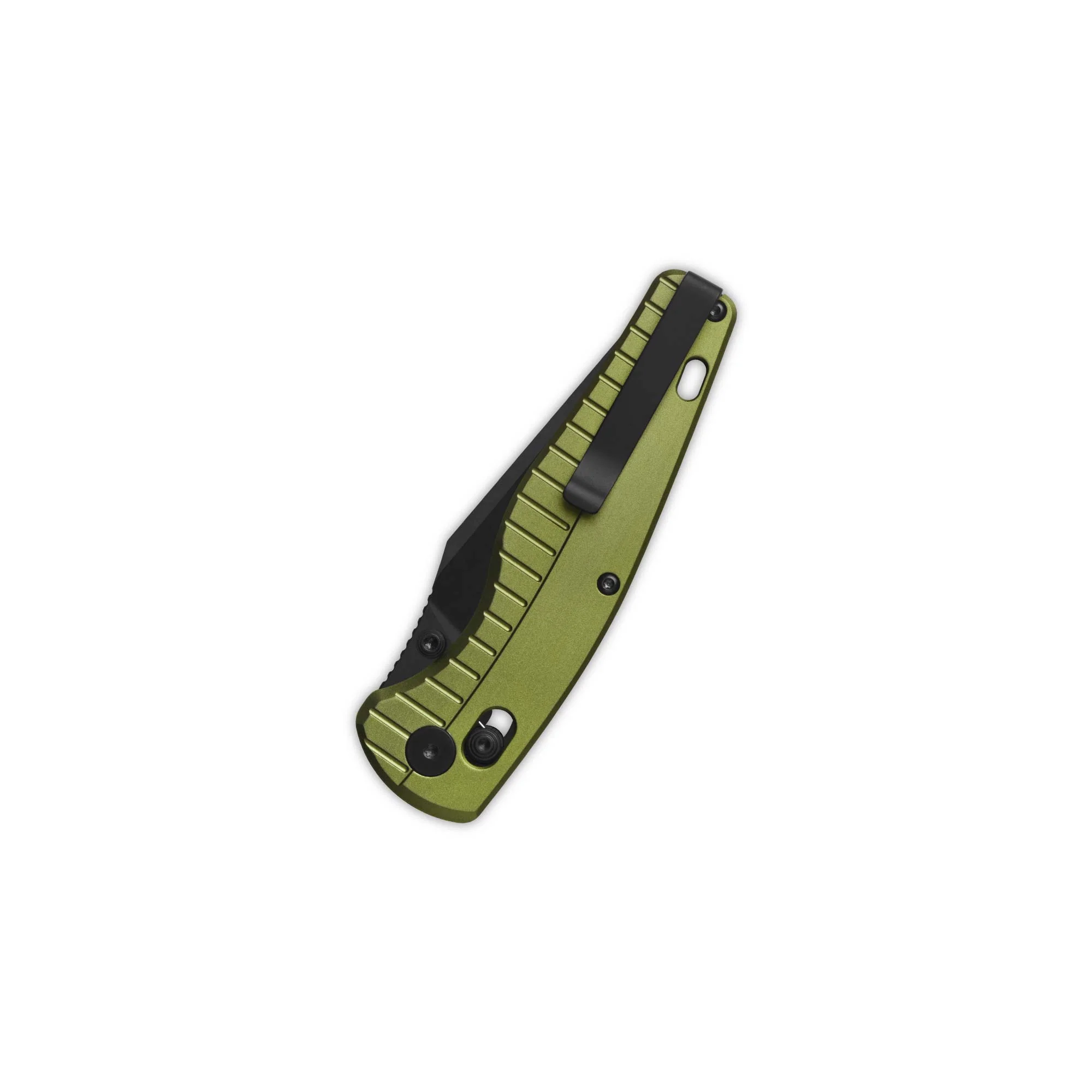 QSP Reptile Glyde Lock Pocket Knife 14C28N Blade Champ OD Green Aluminium Handle - Image 6