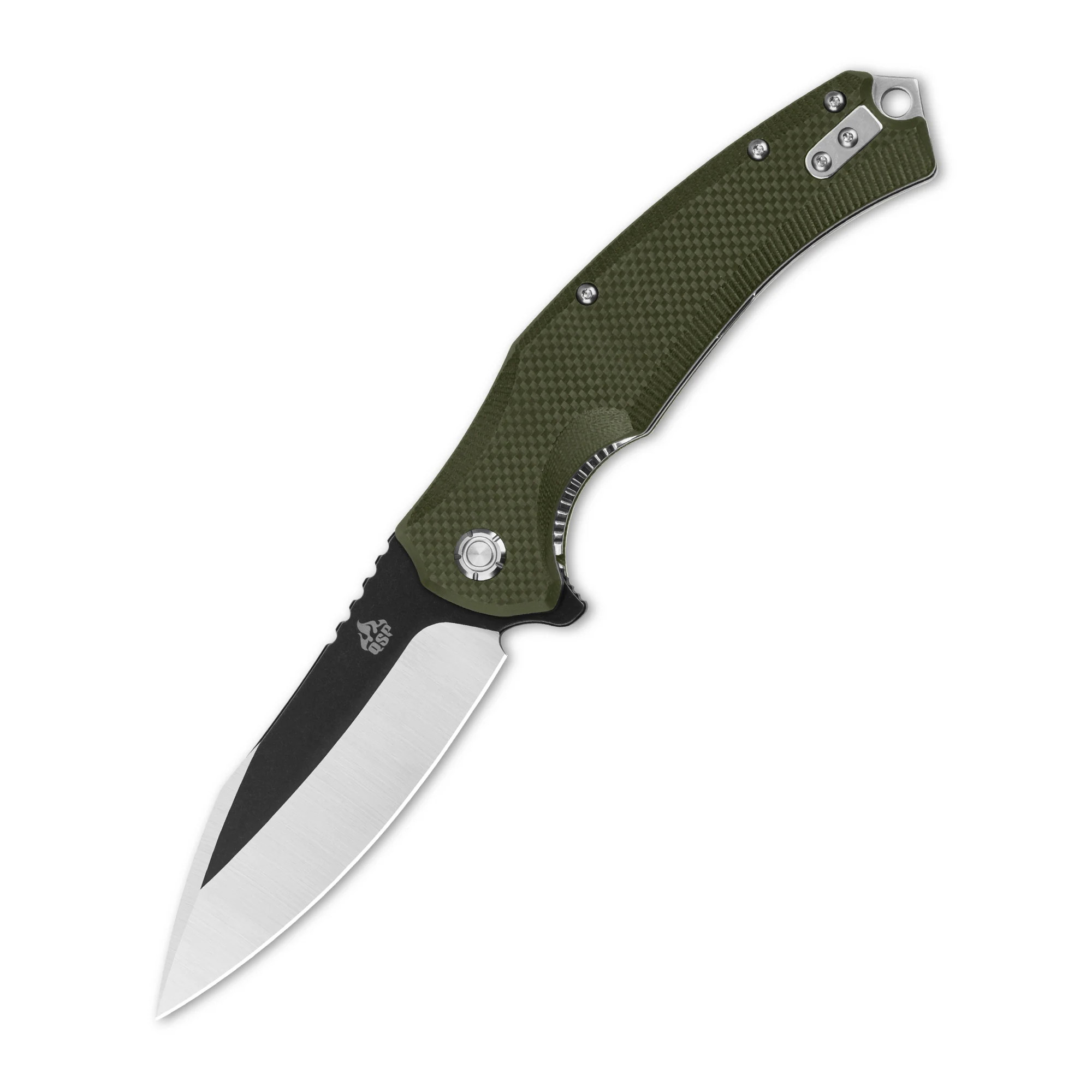 QSP Snipe Liner Lock Pocket Knife D2 Blade G10 Handle - Image 5