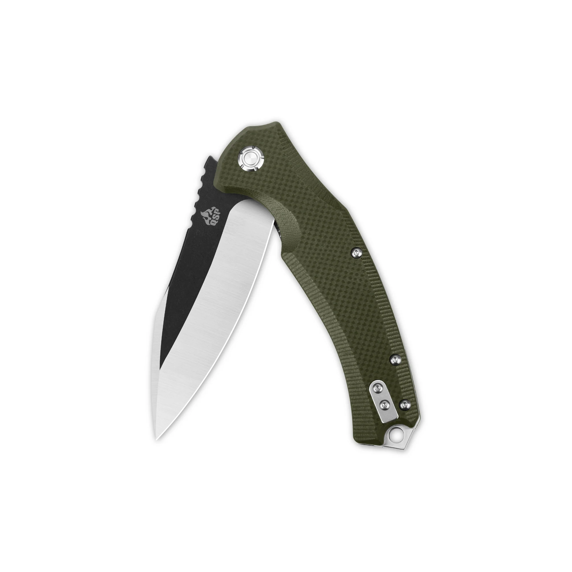 QSP Snipe Liner Lock Pocket Knife D2 Blade G10 Handle - Image 7