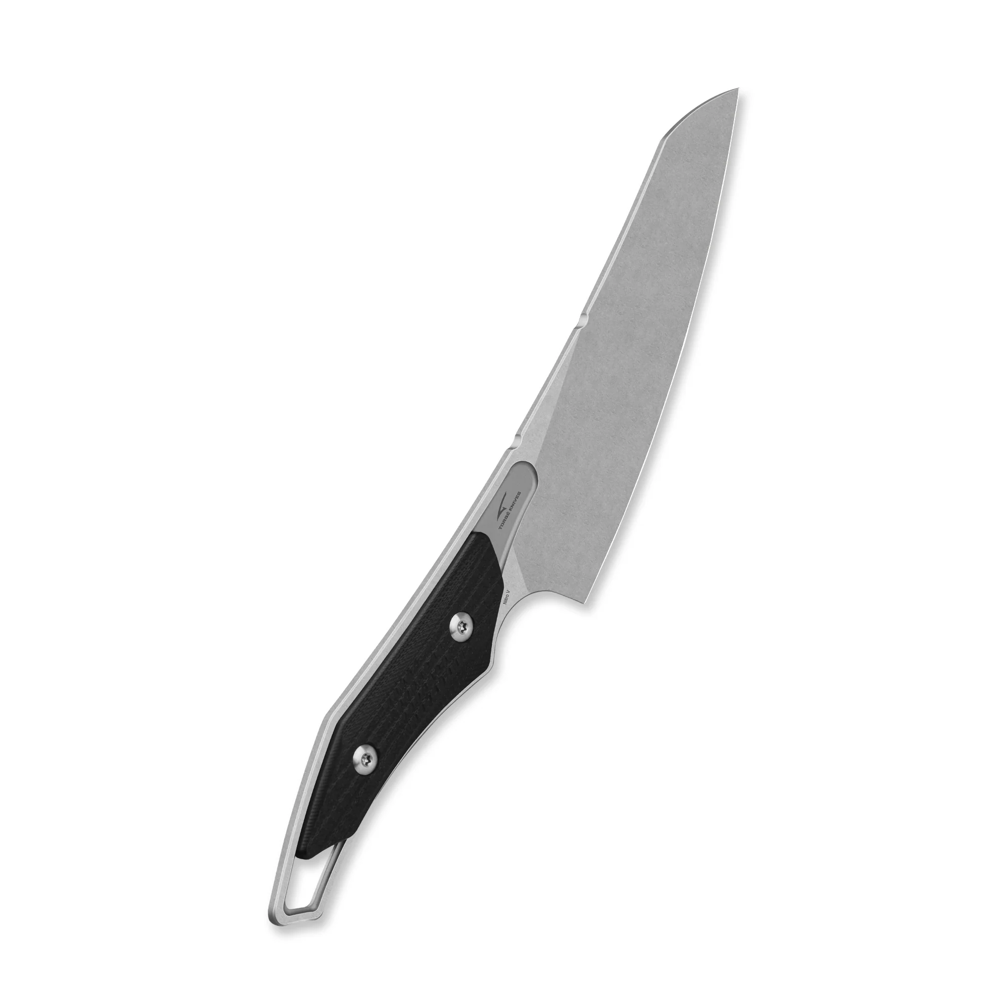 QSP T-Cook Fixed Blade Knife Nitro V Blade Black G10 Handle - Image 3