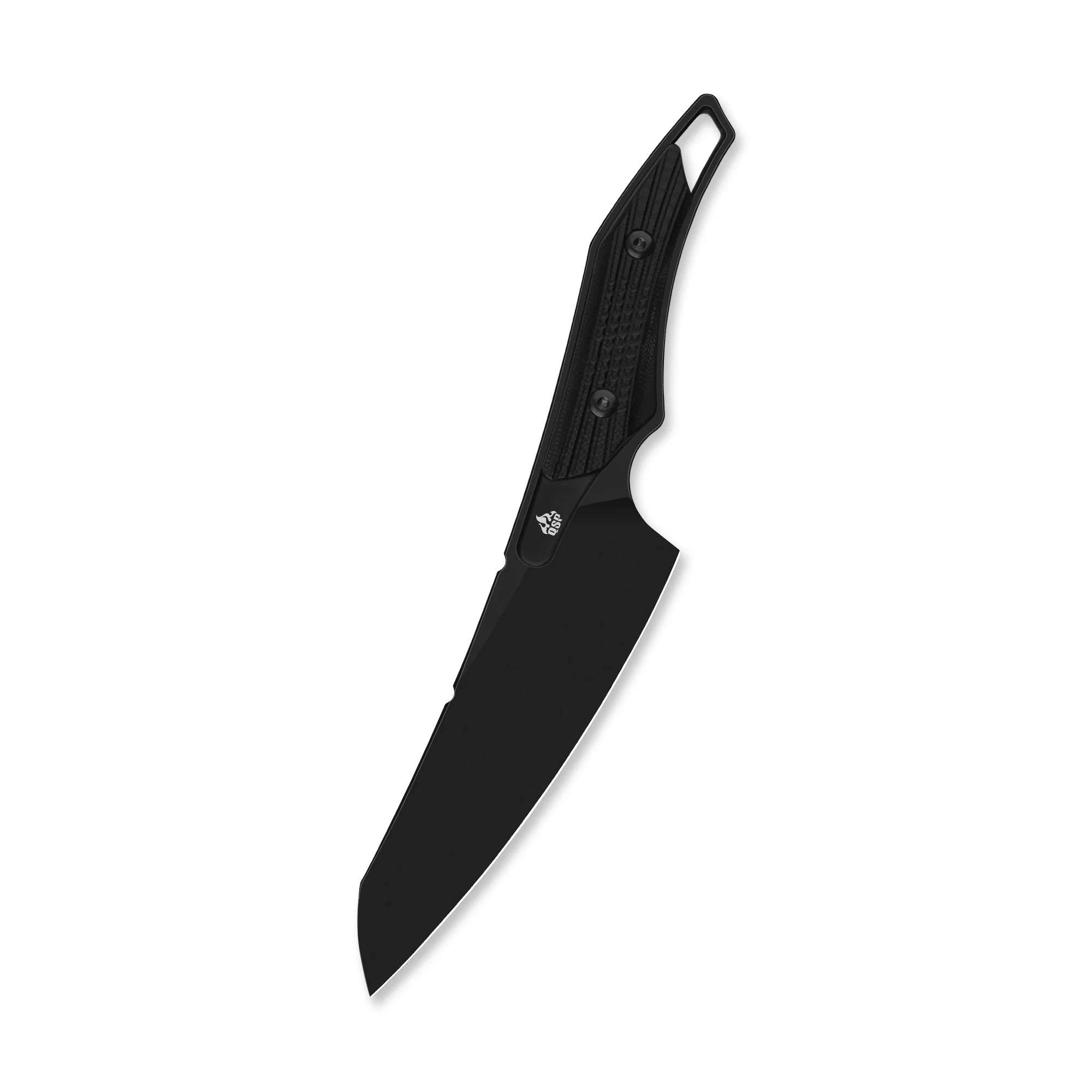 QSP T-Cook Fixed Blade Knife Nitro V Blade Black G10 Handle - Image 5