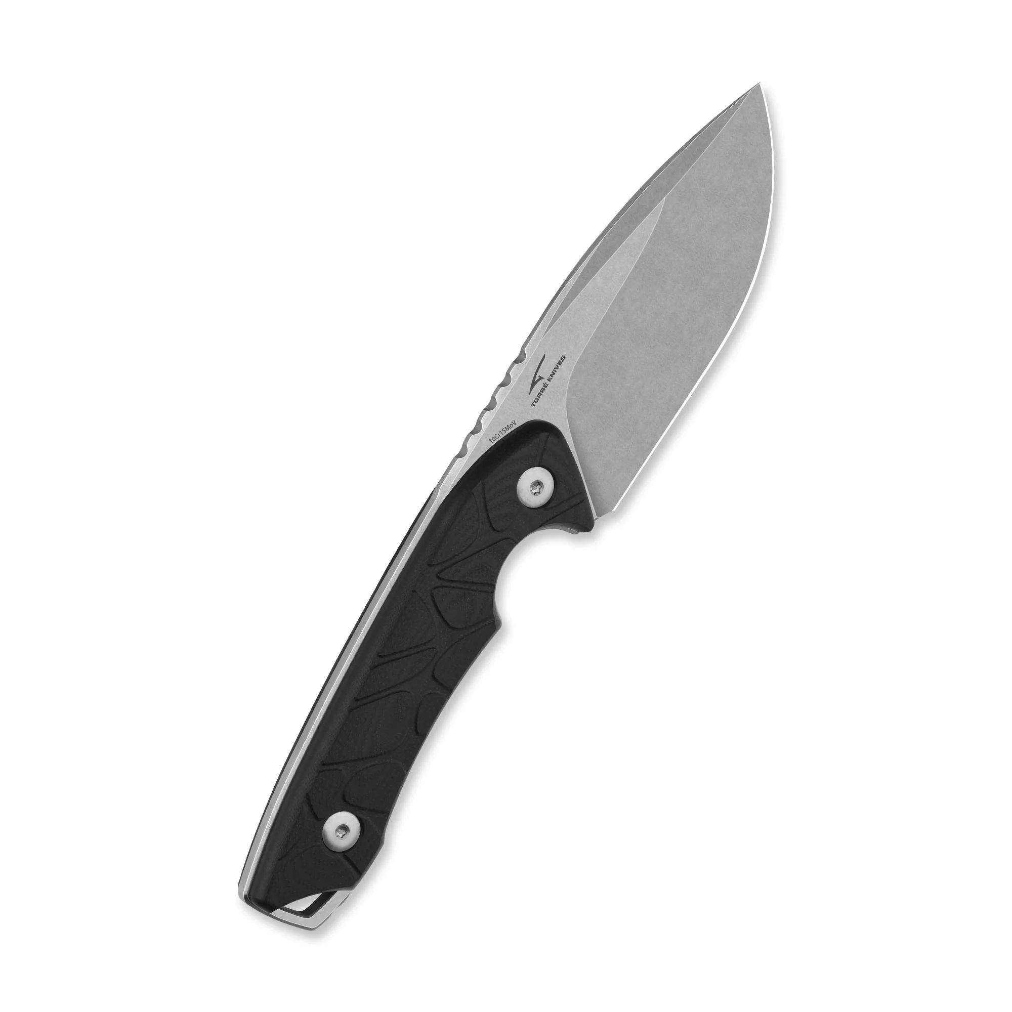 QSP Tiny TOT Fixed Blade Knife 10Cr15MoV Blade Black G10 Handle - Image 3