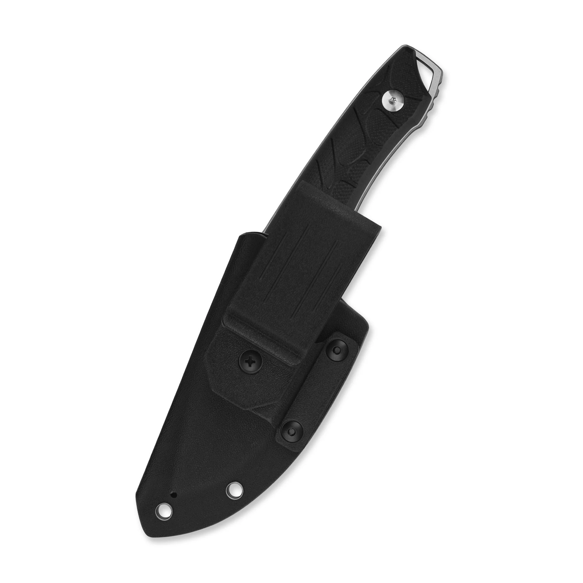 QSP Tiny TOT Fixed Blade Knife 10Cr15MoV Blade Black G10 Handle - Image 4