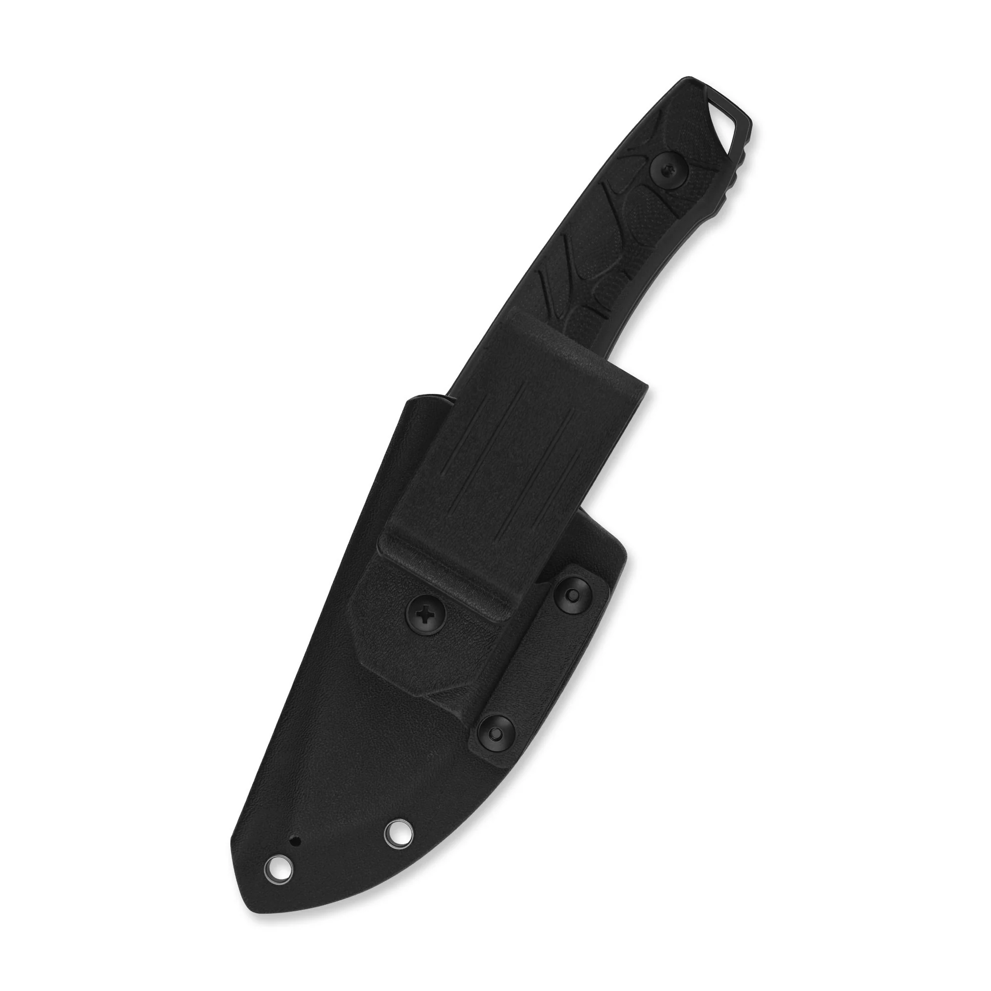 QSP Tiny TOT Fixed Blade Knife 10Cr15MoV Blade Black G10 Handle - Image 9