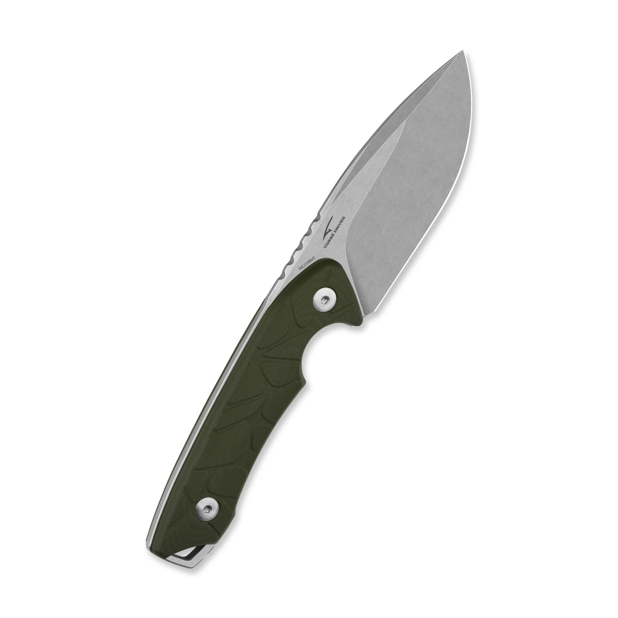 QSP Tiny TOT Fixed Blade Knife 10Cr15MoV Blade OD Green G10 Handle - Image 3