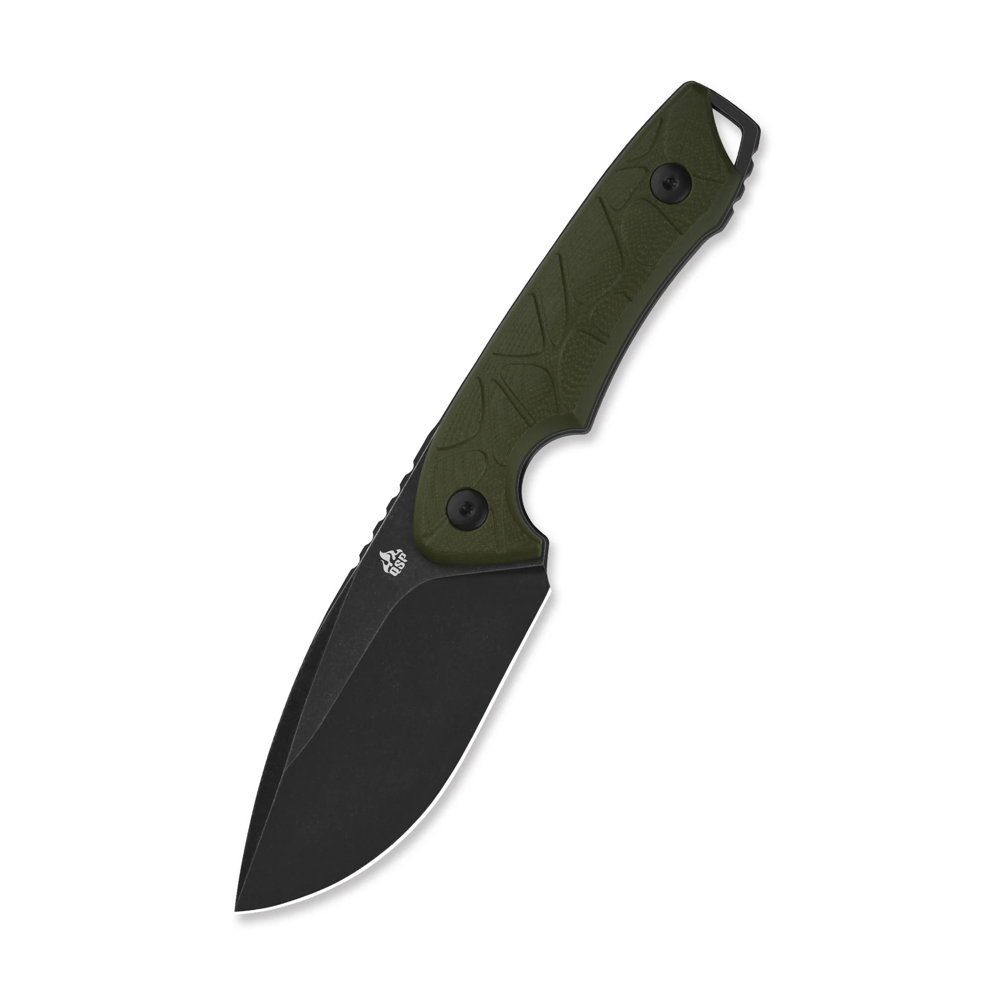 QSP Tiny TOT Fixed Blade Knife 10Cr15MoV Blade OD Green G10 Handle - Image 6